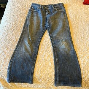 Citizens Of Humanity Blue Boot Cut Jeans